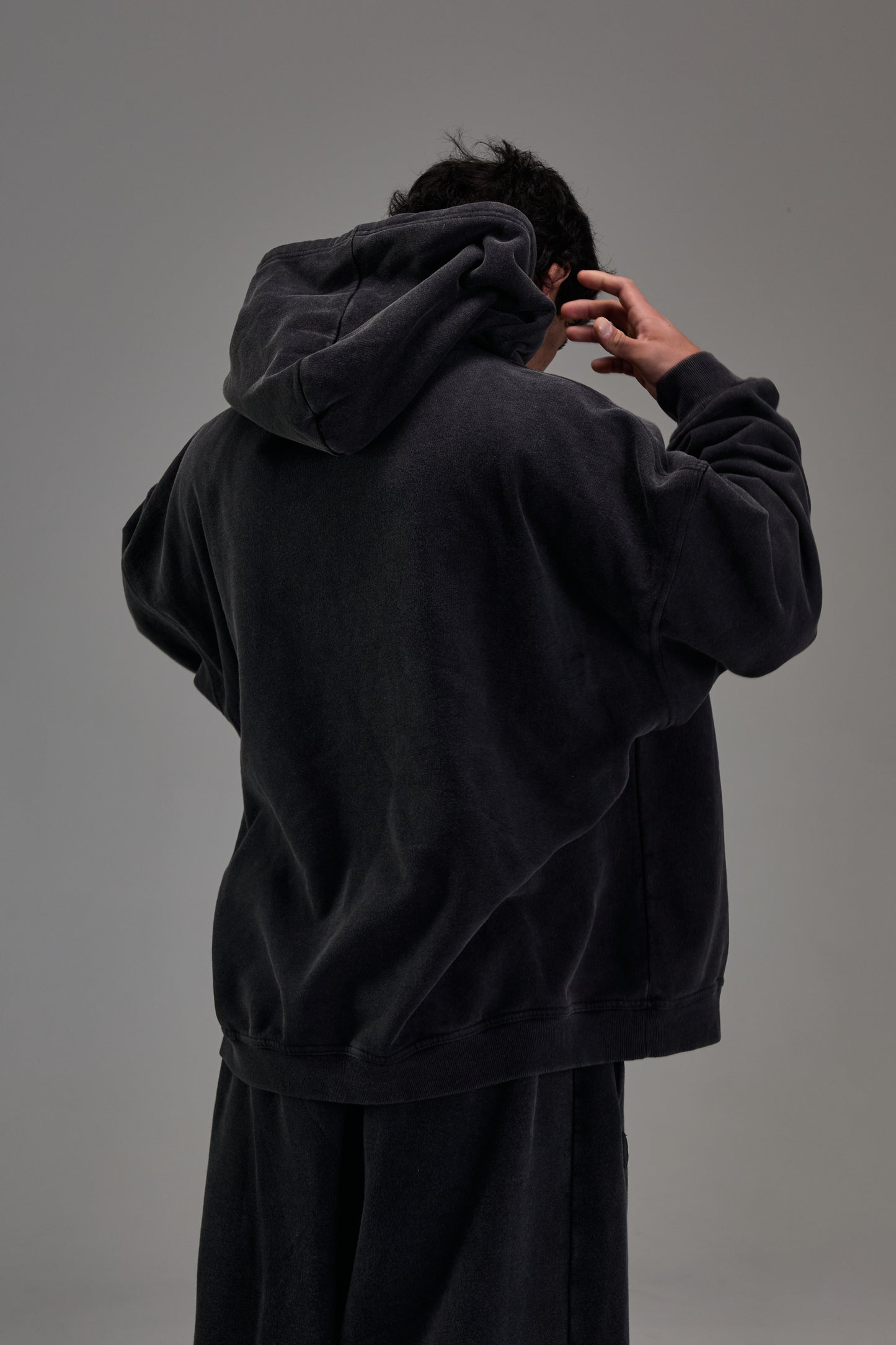 Faded Black Heavyweight Pullover
