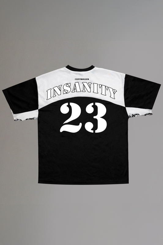White Controlled Insanity Labeled Jersey 1/300