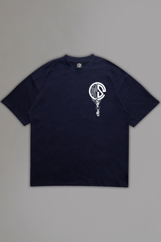Navy Blue FiF Chained Tee