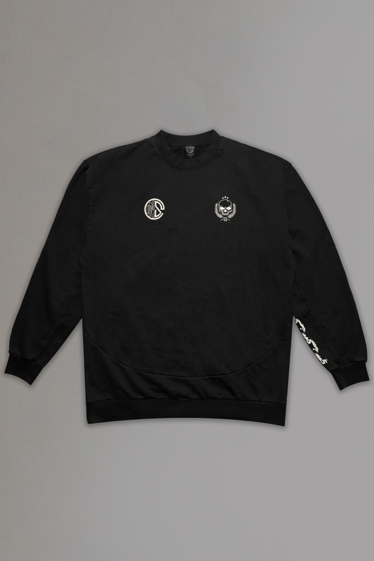 Black Forged in Failure Crewneck