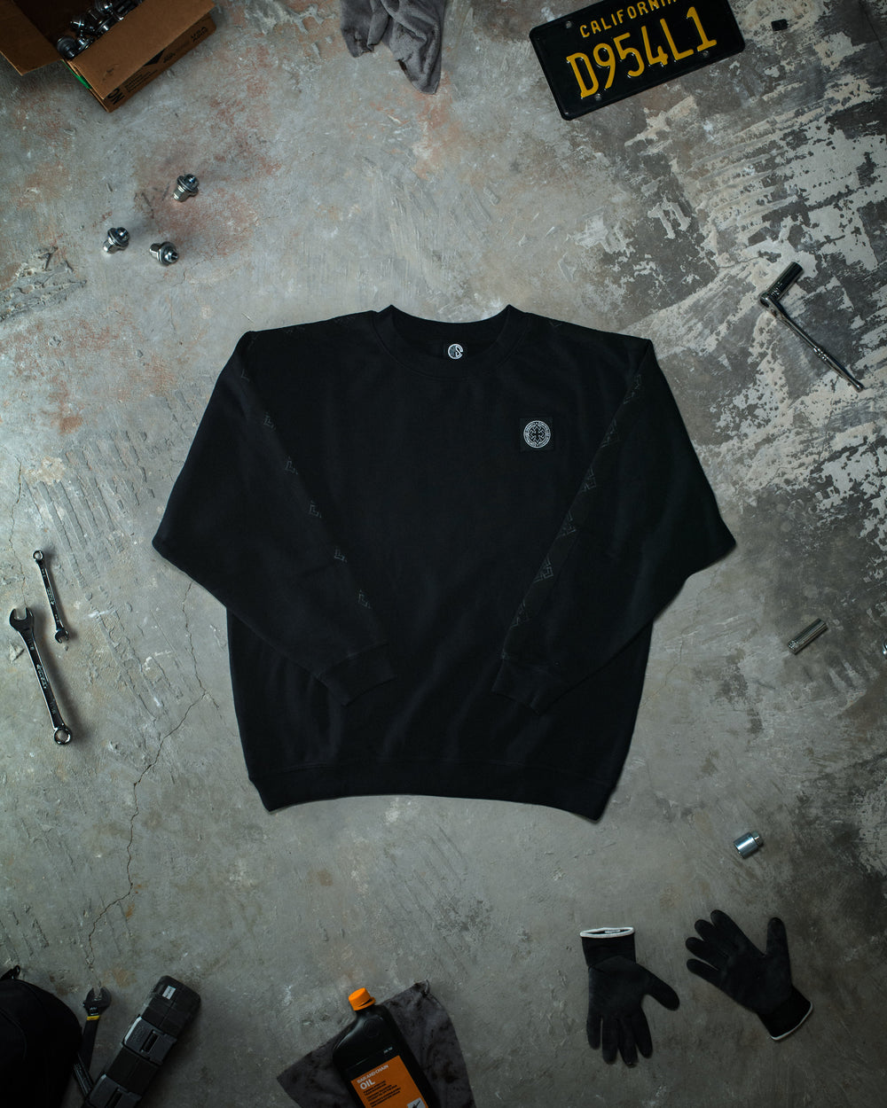 Chopper Crewneck - Blackout