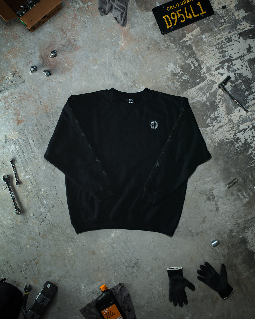 Chopper Crewneck - Blackout