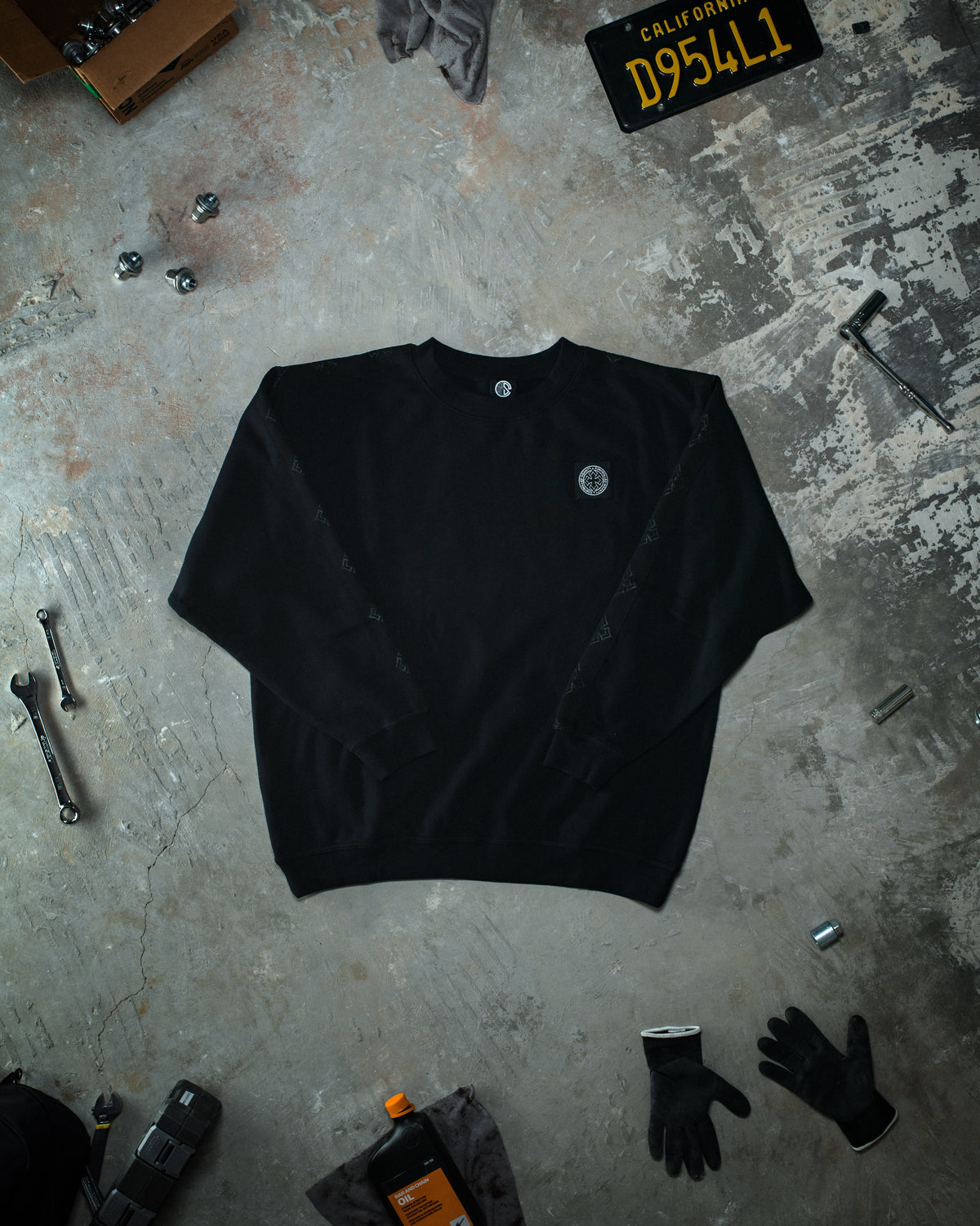 Chopper Crewneck - Blackout