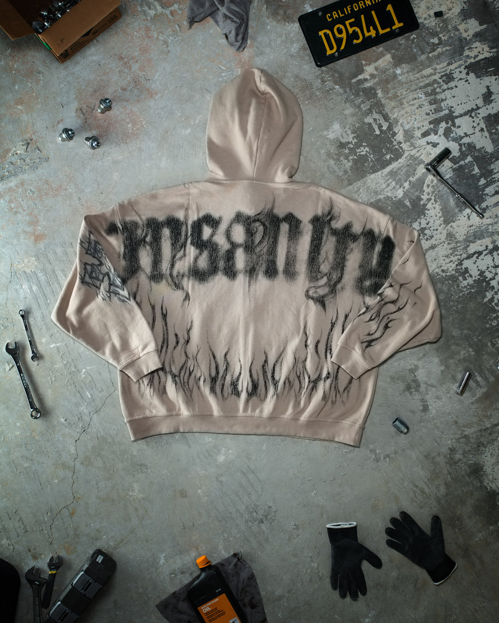 Ghost Zip Up - Creme