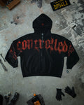 Ghost Zip Up Blood Red