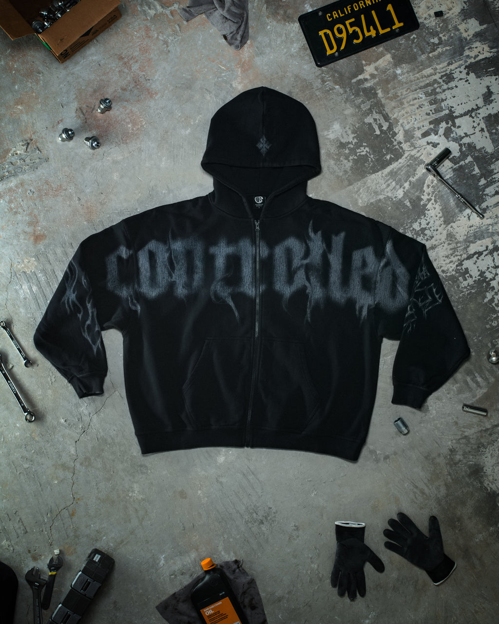 Ghost Zip Up - Dusk