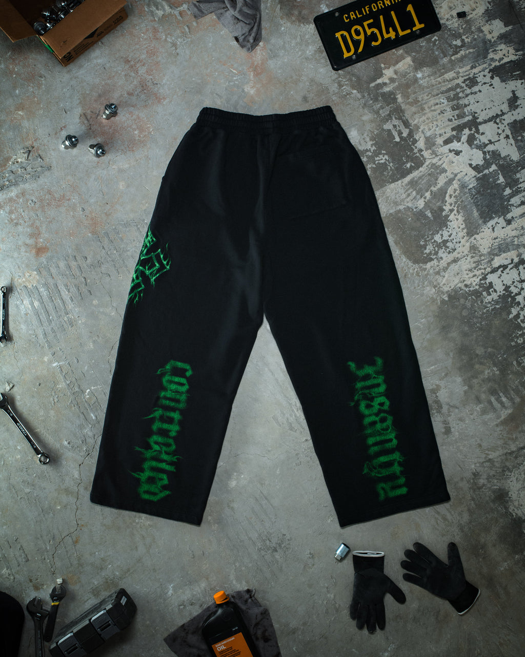 Ghost Sweatpants - Toxic Green