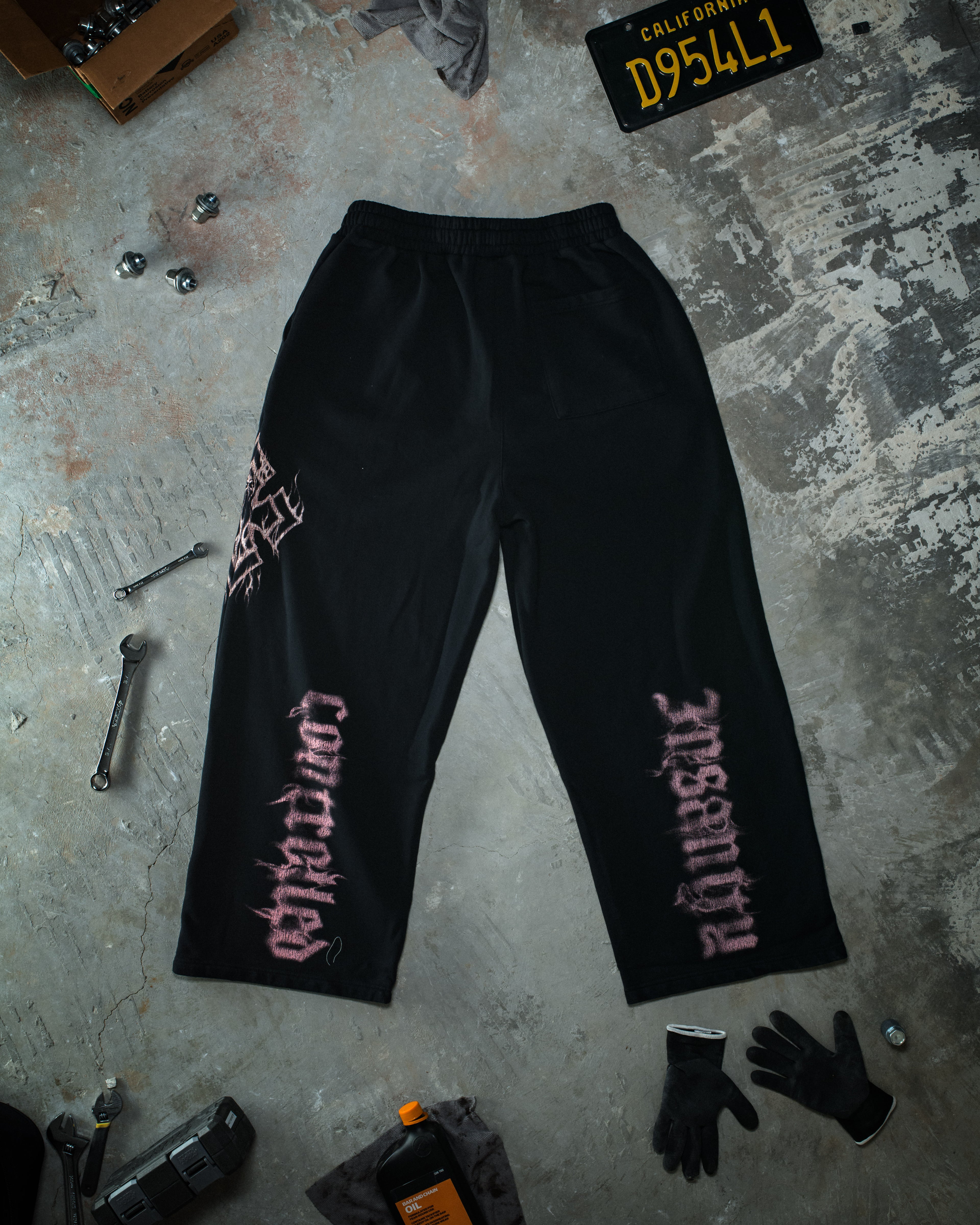 Ghost Sweatpants Glossy Pink