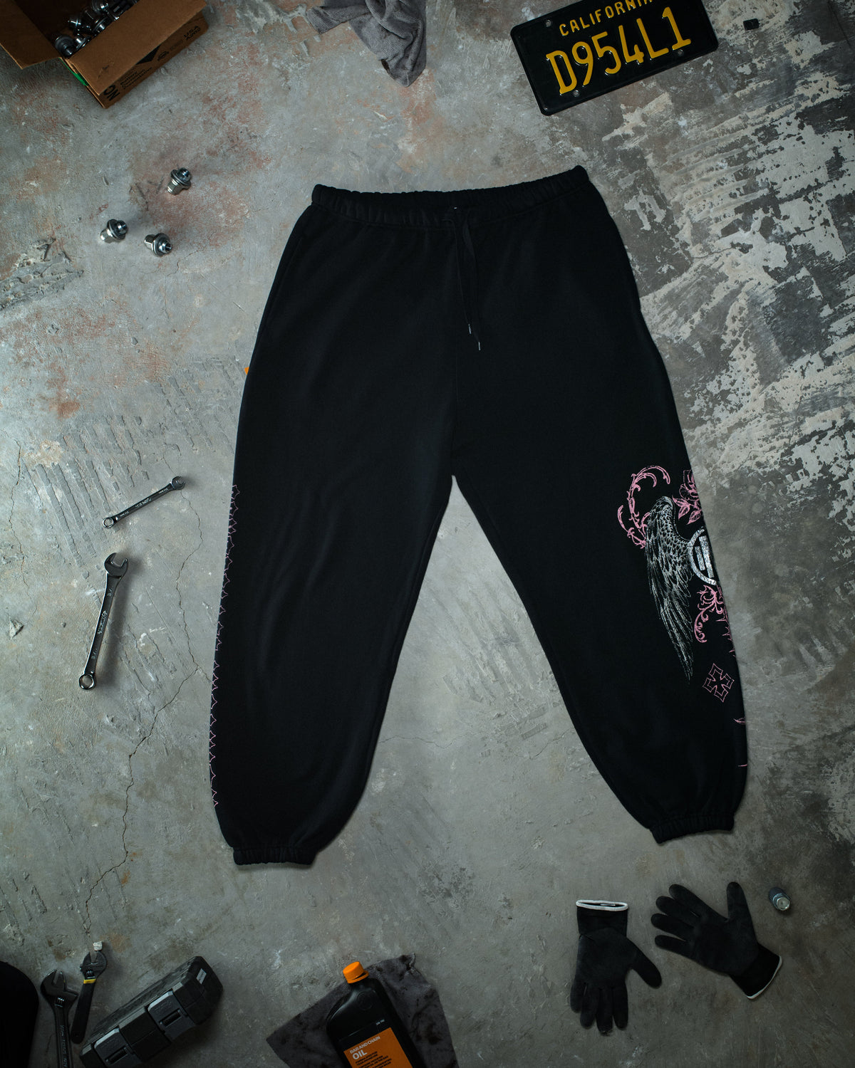 Wing Sweatpants - Pink