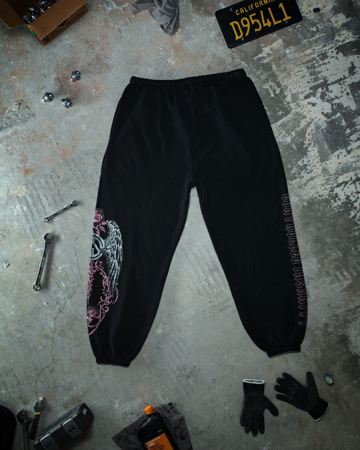 Wing Sweatpants - Pink