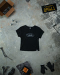 Chained Baby Tee - Midnight