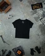 Chained Baby Tee - Midnight