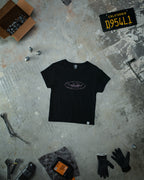 Chained Baby Tee - Glossy Pink