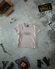 Chained Baby Tee Creme