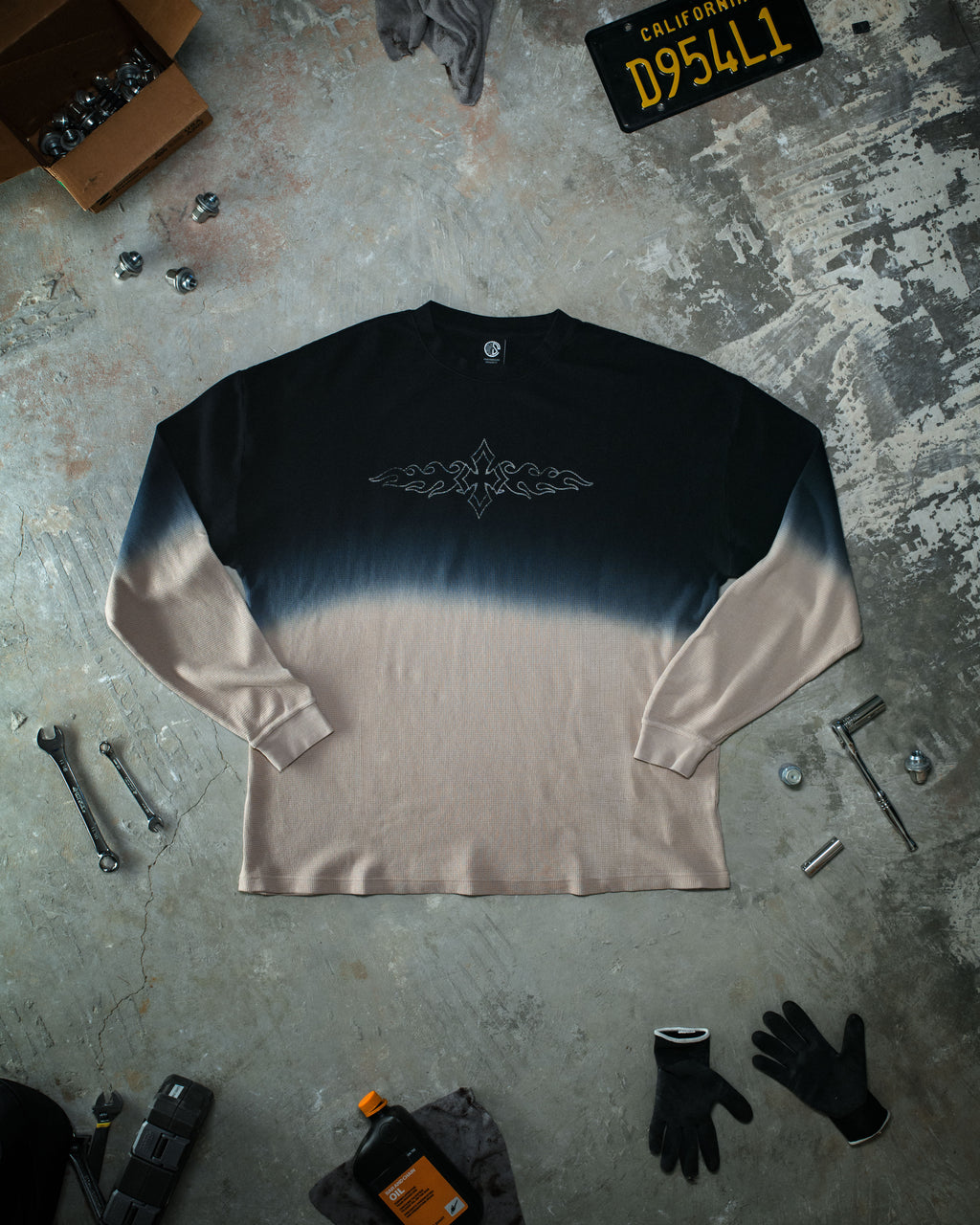 Hombre Thermal Beige Faded