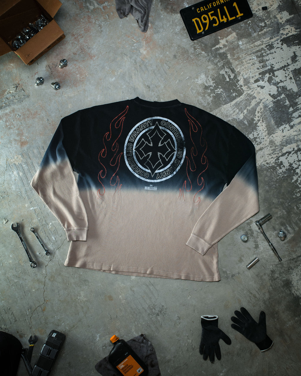 Hombre Thermal - Beige Faded