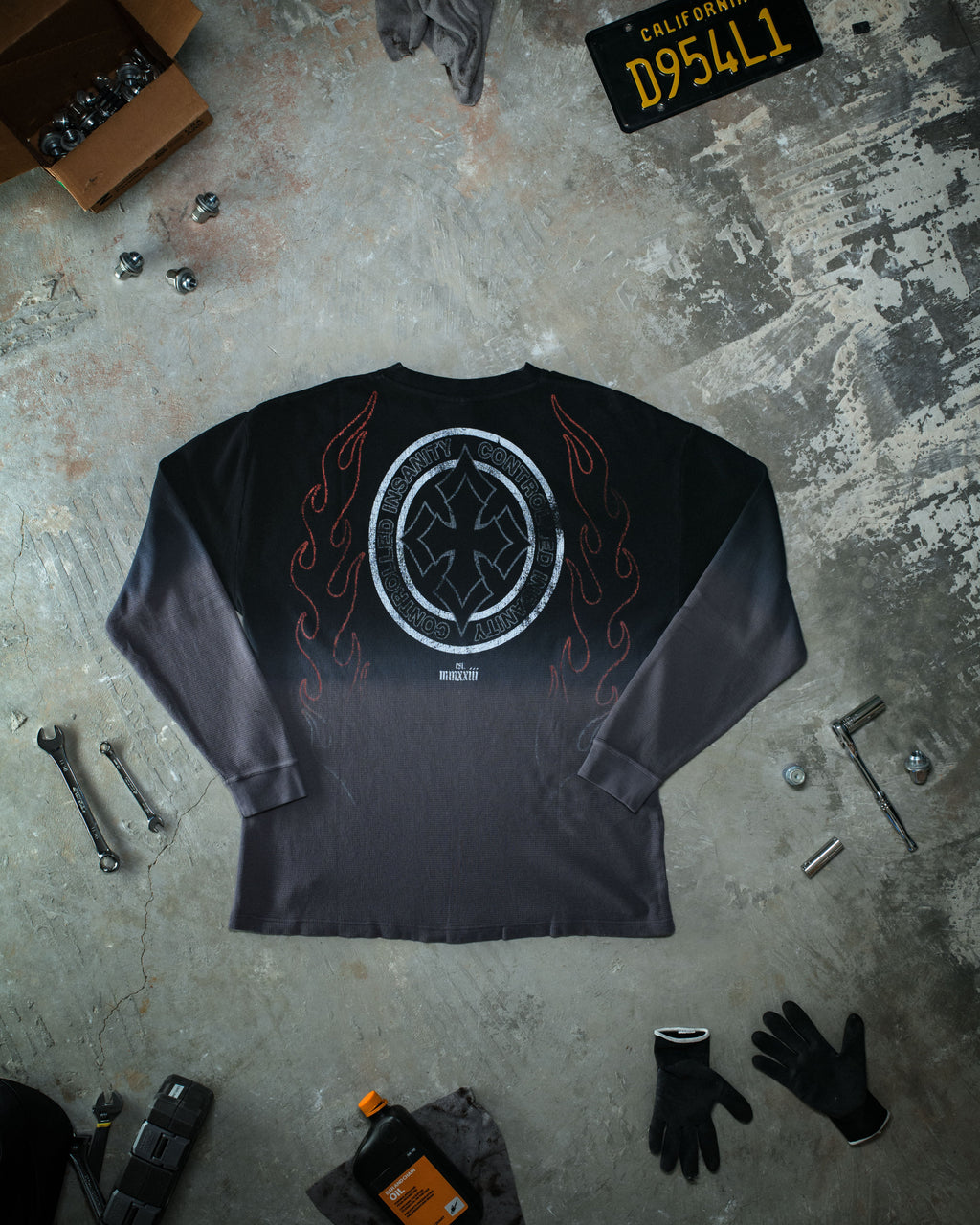 Hombre Thermal - Grey Faded