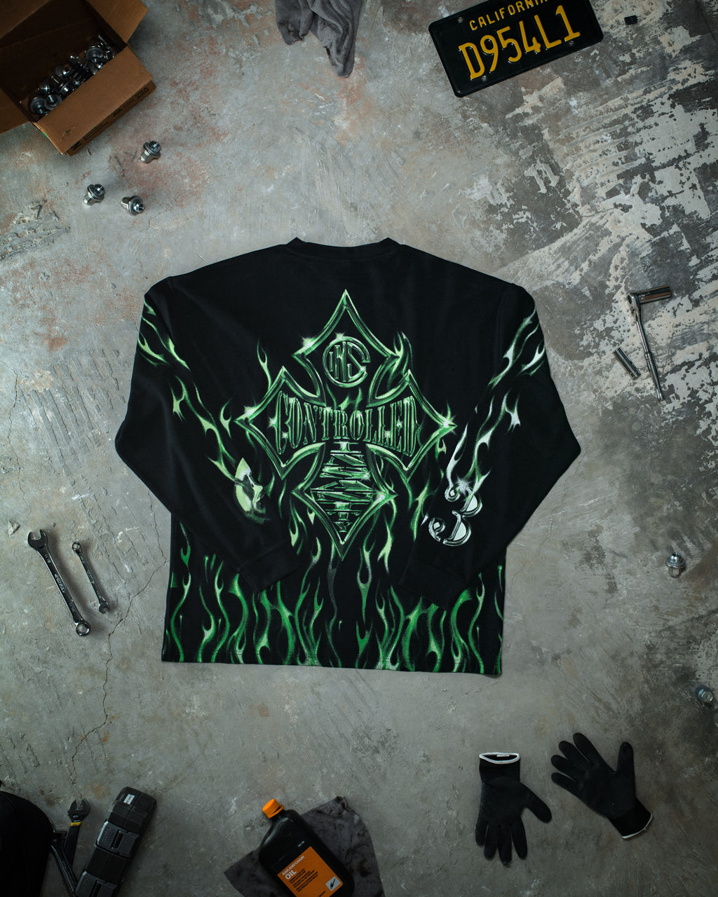 Chrome Thermal Toxic Green