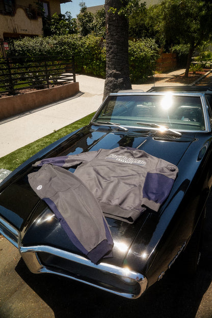 Varsity Blue & Gray Track Pants