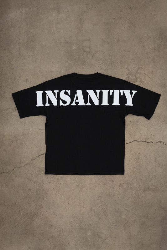 White on Black Lightweight Tee