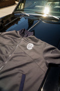 Varsity Blue & Gray Track Jacket