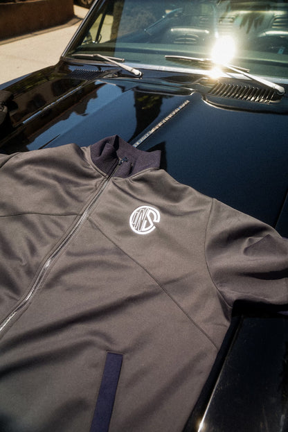 Varsity Blue & Gray Track Jacket