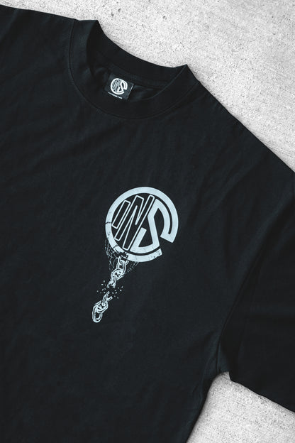 Black FiF Chained Tee