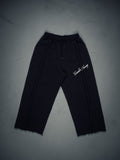Signature Wideleg Sweats - Pitch Black