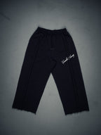 Signature Wideleg Sweats - Pitch Black