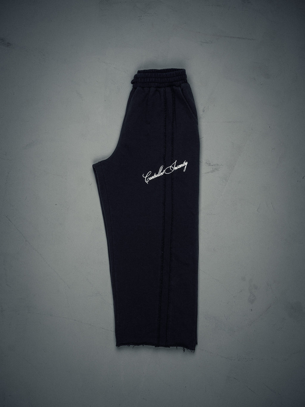 Signature Wideleg Sweats - Pitch Black
