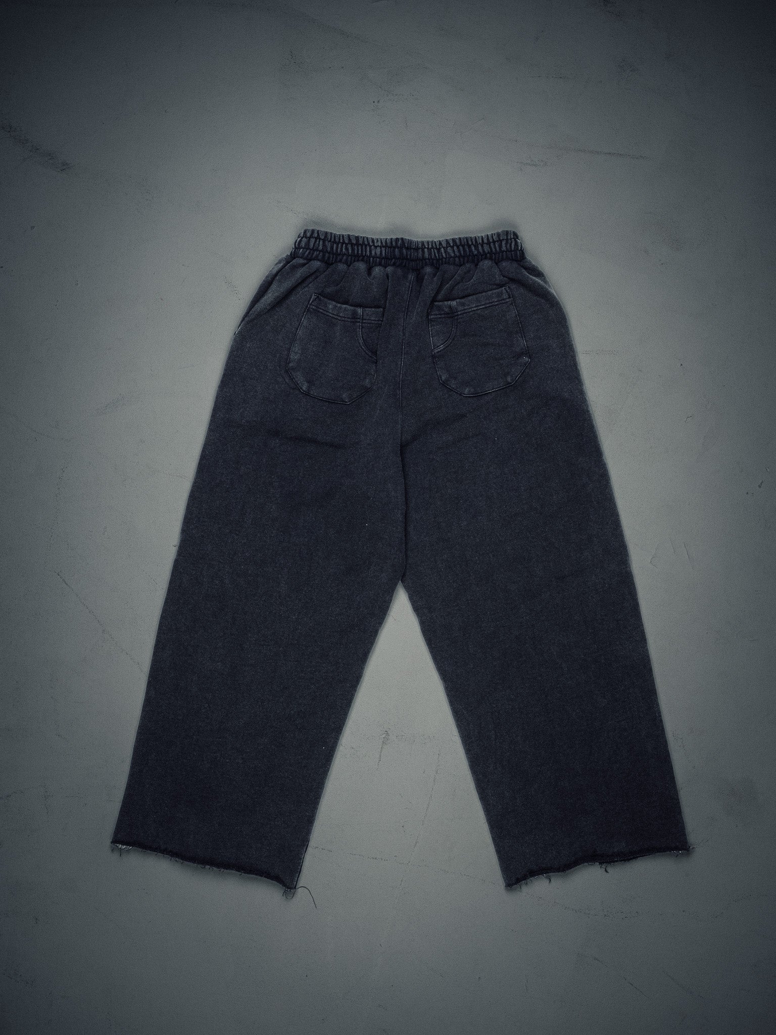 Signature Wideleg Sweats Faded Black