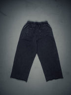 Signature Wideleg Sweats - Faded Black