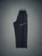 Signature Wideleg Sweats - Faded Black