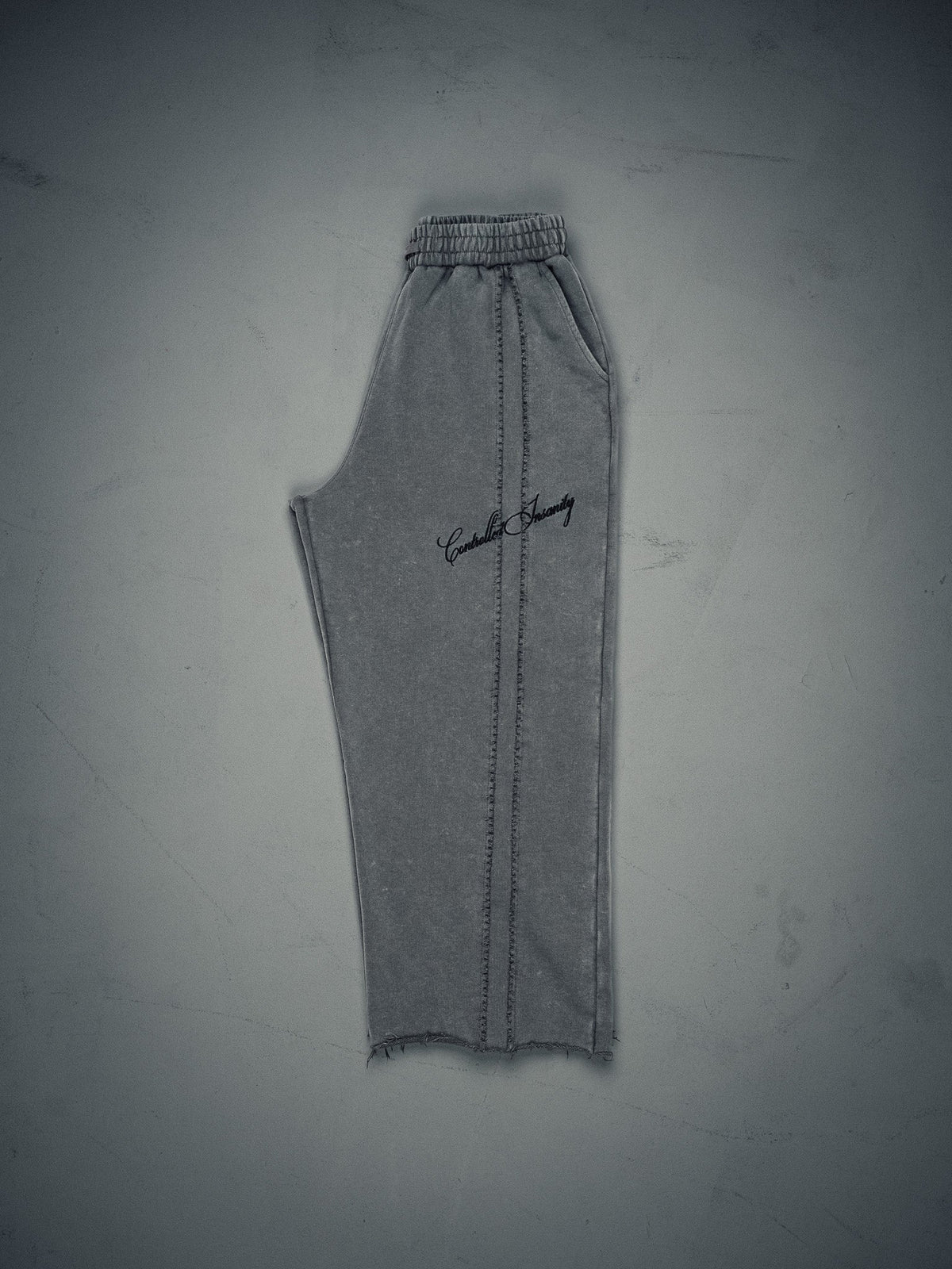 Signature Wideleg Sweats - Grey