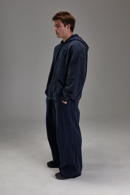 Navy Heavyweight Zip Up