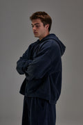 Navy Heavyweight Zip Up