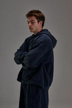 Heavyweight Zip Up - Navy