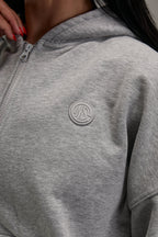 Heavyweight Zip Up - Heather Grey