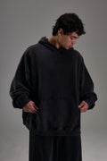 Faded Black Heavyweight Pullover