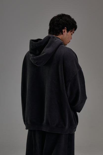 Faded Black Heavyweight Pullover