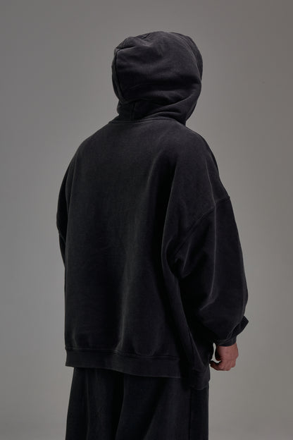 Faded Black Heavyweight Pullover