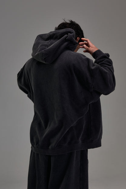 Faded Black Heavyweight Pullover
