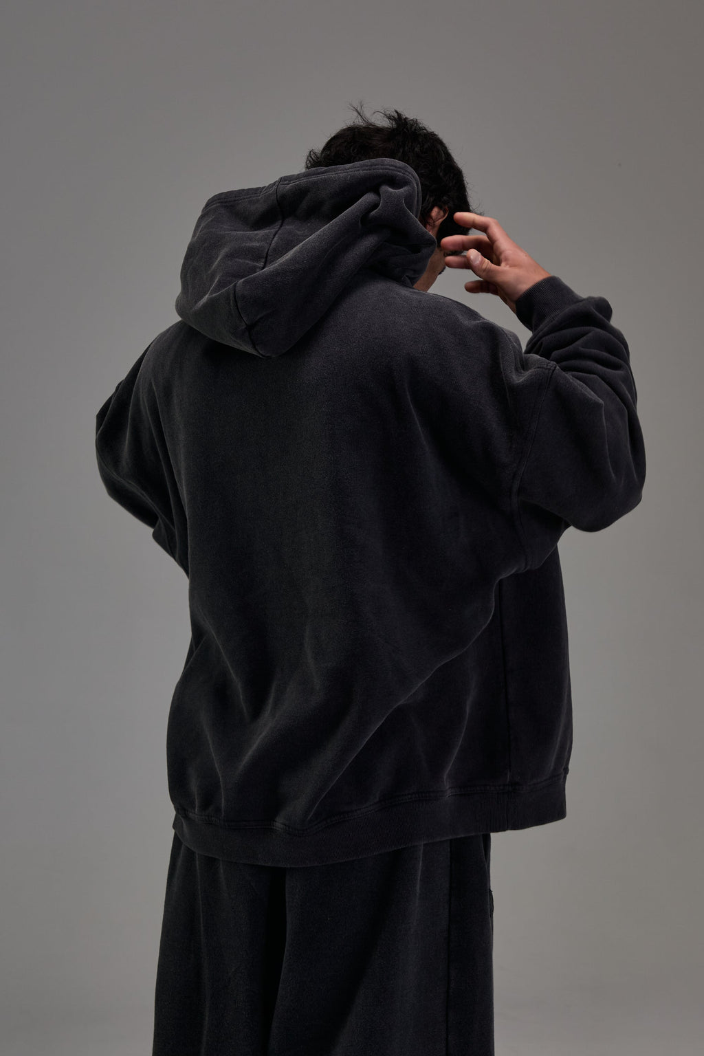 Heavyweight Pullover - Faded Black