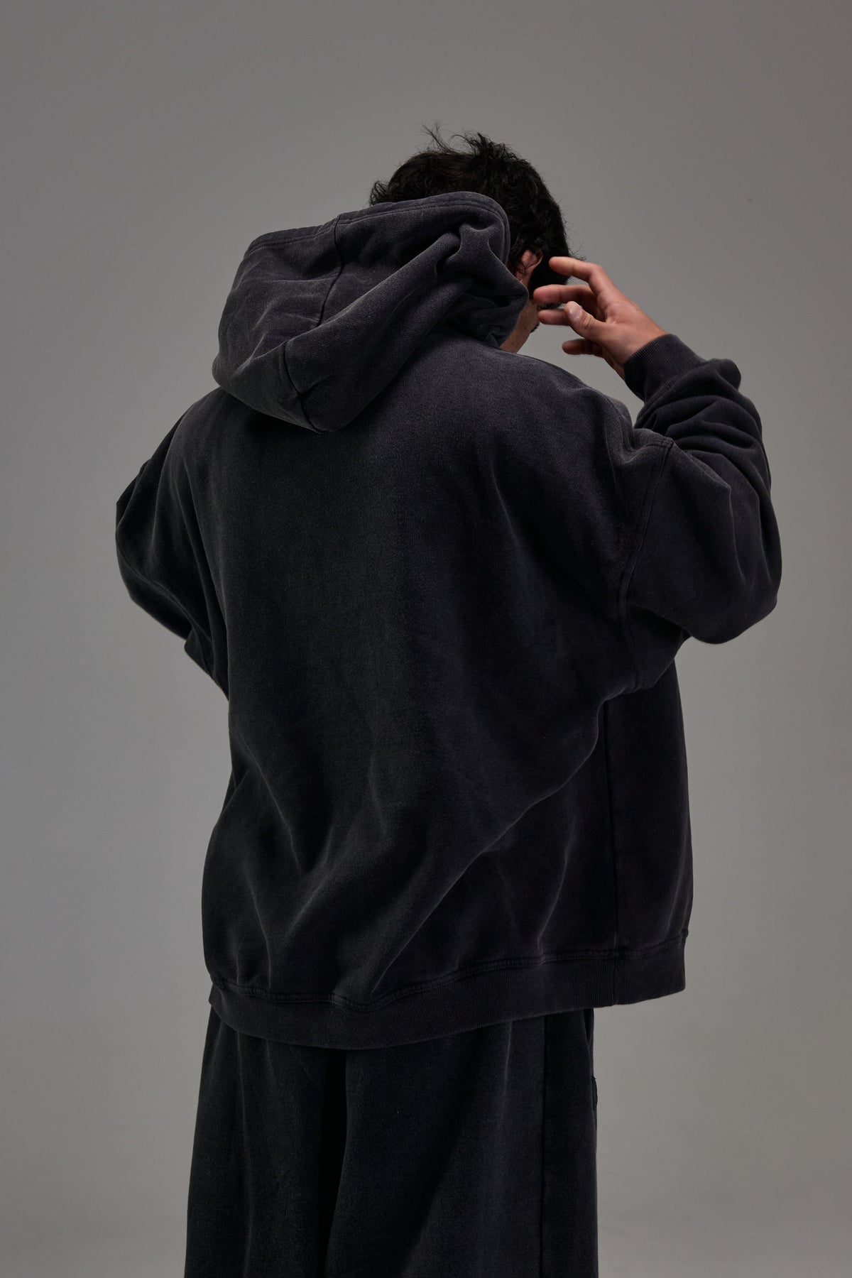 Heavyweight Pullover - Faded Black