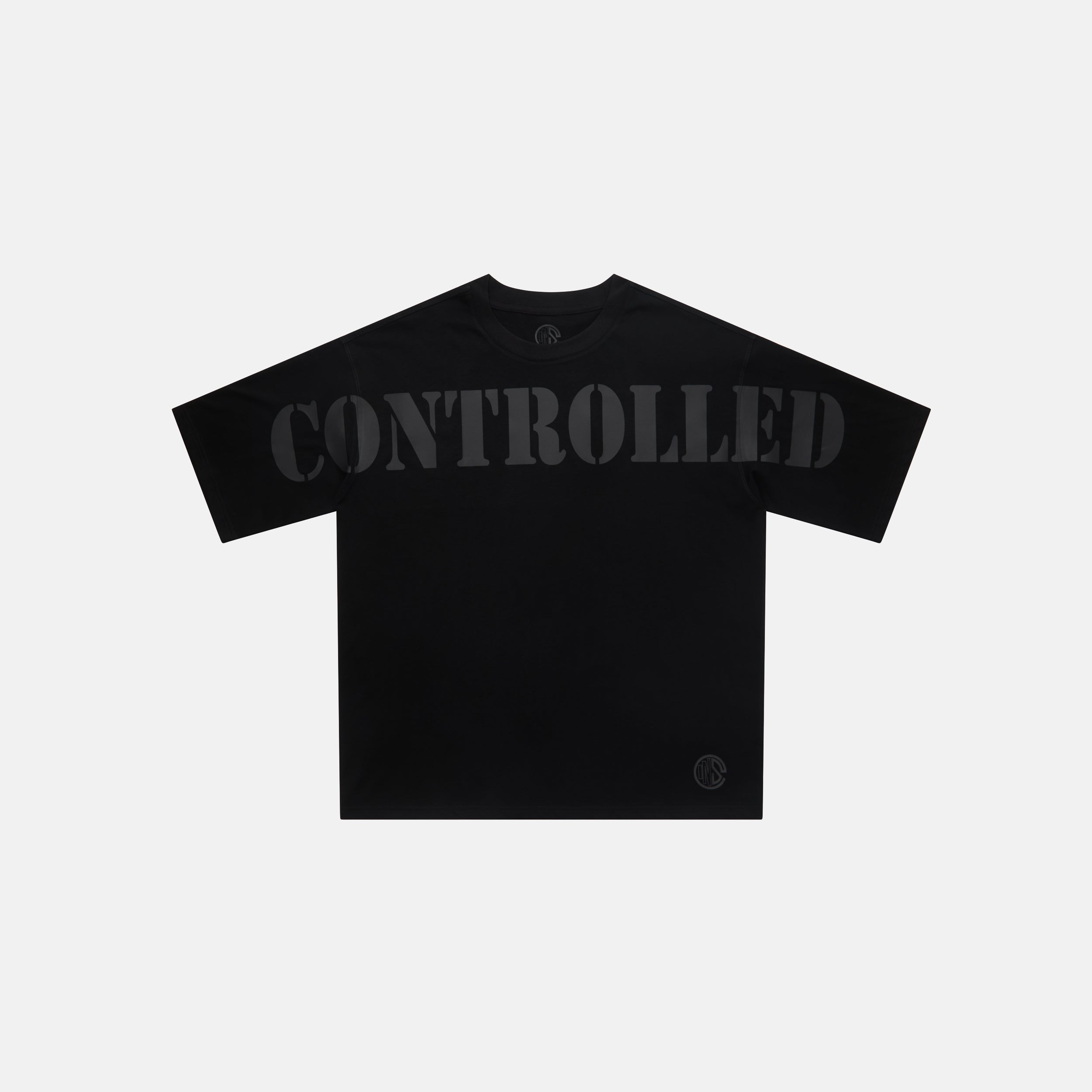 Midnight Black Lightweight Tee – Controlled Insanity