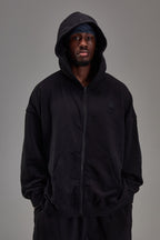 Heavyweight Zip Up - Pitch Black