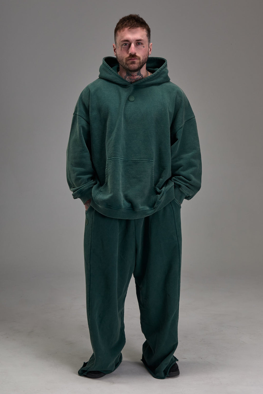 Heavyweight Pullover - Forest Green