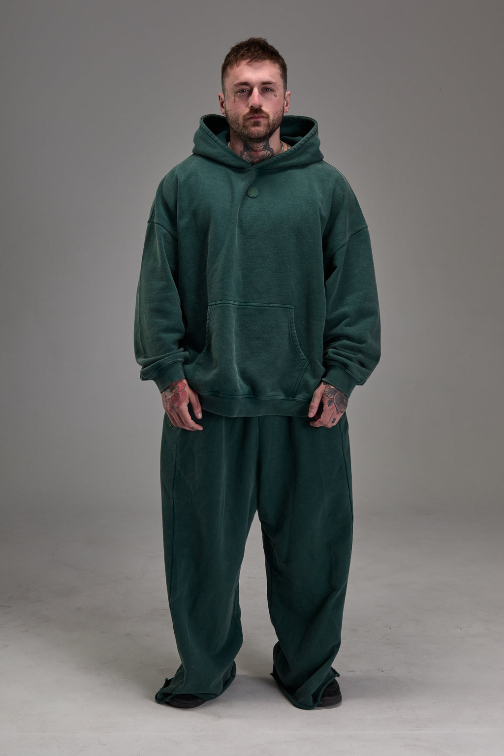 Heavyweight Pullover - Forest Green