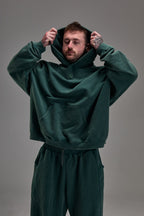 Heavyweight Pullover - Forest Green