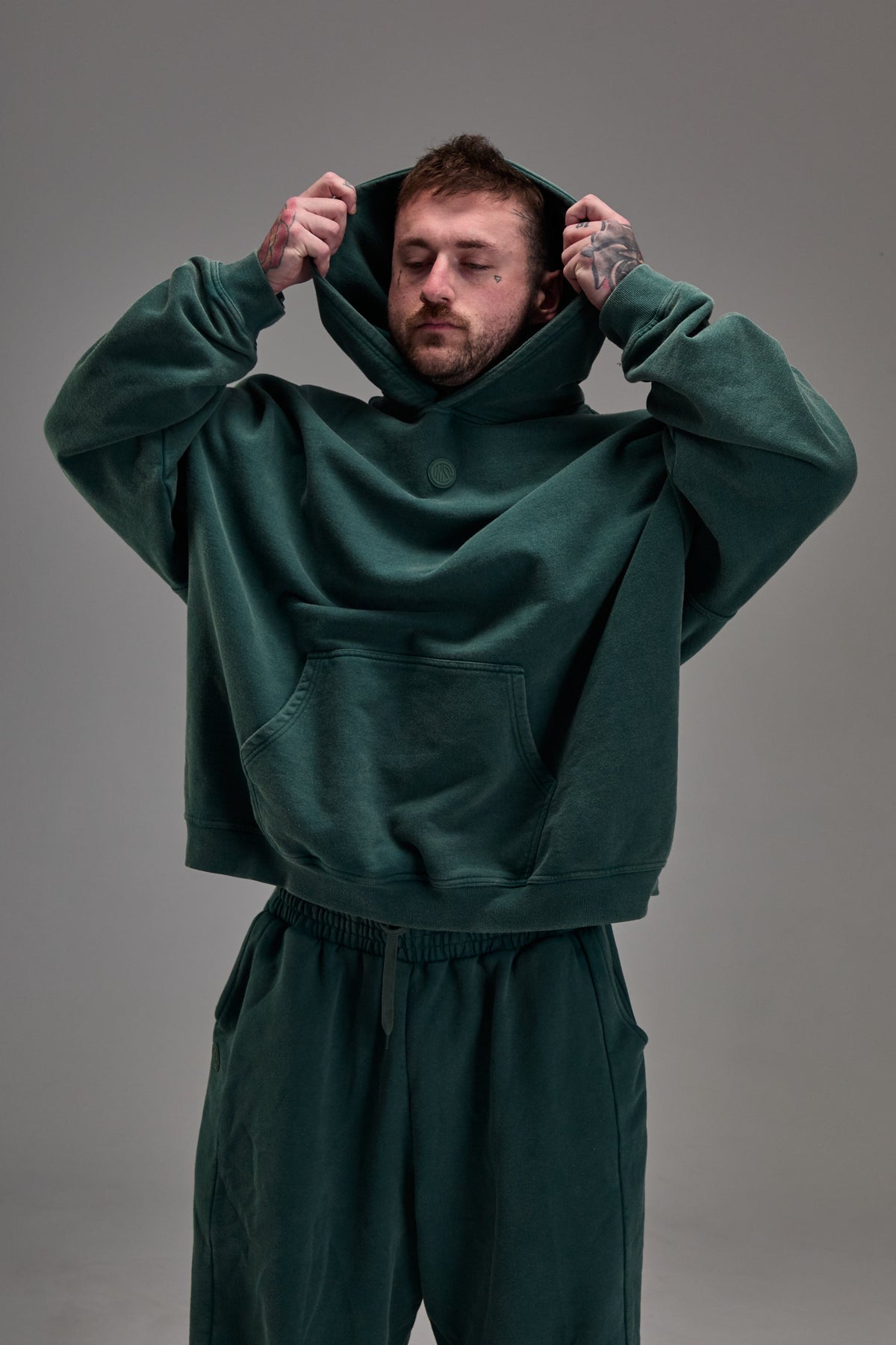 Heavyweight Pullover - Forest Green